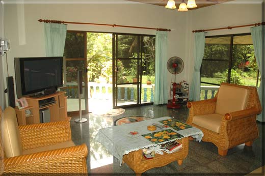 Tropical resort and hotel with individual apartments and bungalows, Yanui beach, Phuket